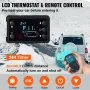 12V 5-8KW Diesel Air Heater with LCD Switch, Diesel Heater with Remote Control and other accessory Kit,12V 8KW Parking heater