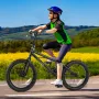 BMX Bike, 18-Inch Wheel Freestyle Bike, BMX Race Bike with 360° Rotor, Beginner-Level BMX to Advanced Riders, BMX Bicycles for T