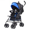 Lightweight Stroller Compact Easy Fold Adjustable Backrest Black/Blue