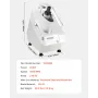 Foodprocessor og grøntsagschopper m/ 6 klinger mad kvalitet