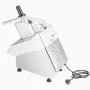 Food Processor & Vegetable Chopper, 2 Feeding Holes Food-Grade Stainless Steel Food Processor Chopper with Detachable 6 Blades, 