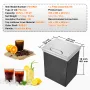 14 "X12" X18 "Drop in is Chest Ice Cooler Ice Bin Rustfrit stål
