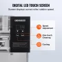 Commercial Snowflake Ice Machine, 176.4LBS/24H Snowflake Ice Maker, Stainless Steel Ice Shaver Machine, Electric Snow Cone Maker