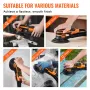 Random Orbital Sander 5 & 6-Inch, 350W Brushless Orbital Sander, 10,000 PRM 6 Variable Speed Electric Palm Sander with 20PCS San