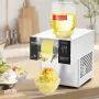 Commercial Snowflake Ice Machine, 276LBS/24H Snowflake Ice Maker, Stainless Steel Ice Shaver Machine, Electric Snow Cone Maker, 
