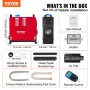 Diesel Heater 12V Diesel Air Heater Muffler 5-8KW Diesel Air Heater with Remote Control & LCD Thermostat Monitor for Car Trucks 