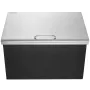 Drop in Ice Chest, 28"L x 20"W x 17"H Stainless Steel Ice Cooler, Commercial Ice Bin with Hinged Cover, 40 qt Outdoor Kitchen Ic