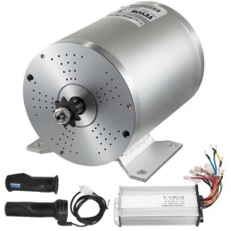 1800W Electric Brushless DC Motor Kit 48V, børsteløs motor DC High Speed ​​Brushless Motor med 32A Speed ​​Controller og