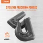 Weld-on Grab Chain Hooks 3/8" Heavy Duty Tow Hook G70 Forged Steel 6 Packs Tractor Hook Weldable Compatible for Tractor Bucket, 