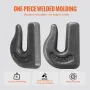 Weld-on Grab Chain Hooks 3/8" Heavy Duty Tow Hook G70 Forged Steel 6 Packs Tractor Hook Weldable Compatible for Tractor Bucket, 