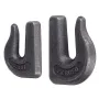 Weld-on Grab Chain Hooks 3/8" Heavy Duty Tow Hook G70 Forged Steel 6 Packs Tractor Hook Weldable Compatible for Tractor Bucket, 