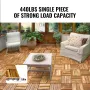 Interlocking Deck Fliser Solid Wood 27 Pack 12 "X12" Camphor