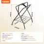 Folding Saddle Rack, 28 x 19 x 37.5 in, Freestanding Horse Saddle Stand, Portable Horse Blanket Holder, Heavy Duty Steel Saddle 