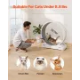 Cat Exercise Wheel, 31.5 in, Large Cat Running Wheel with Secure Brake & Carpeted Runway, Quiet Operation Cat Treadmill, Indoor 