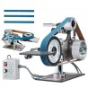 Belt Grinder Sander 30 x 1-Inch Variable Speed with VFD 2 Grinding Moulds