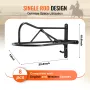Wall Mount Saddle Rack med pad bar 8 pakker heste sadelstativ