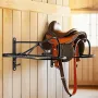 Wall Mount Saddle Rack med pad bar 8 pakker heste sadelstativ