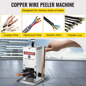 Wire Stripping Tool 1.5-25mm Cable Wire Stripping Machine  with 1 Cutting Blade Wire for Cutting and Stripping Scrap Copper Wire