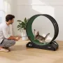 Cat Exercise Wheel, 31.5 in, Large Cat Running Wheel with Secure Brake & Carpeted Runway, Quiet Operation Cat Treadmill, Indoor 