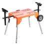 Miter så stå med bordplade og hjul 330 kg belastningskapacitet