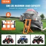 Lawn Mower Lift with Hydraulic Jack, 500 Lbs Weight Capacity, Solid Carbon Steel Lawn Mower Lift, Adjustable Movable Lawn Lifter