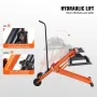 Lawn Mower Lift with Hydraulic Jack, 500 Lbs Weight Capacity, Solid Carbon Steel Lawn Mower Lift, Adjustable Movable Lawn Lifter