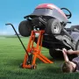 500 lbs plæneklipperlift med hydraulisk donkraft til