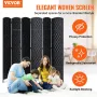 6 Panel Room Divider, Hand-Woven Folding Privacy Screens with Hinges, Portable and Freestanding Partition Room Dividers and Wall