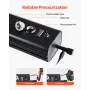 Roof Rack Water Tank, 4.5 Gal, Multi-Dispensing Outdoor Tank with 2 Splash-Guard Panels & T-slot, High-Capacity Aluminum Tank wi