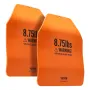 Curved Weight Vest Plates, 8.75 LB Pairs, Premium Steel Weighted plates, Contoured Ergonomic Fit – WODs, Additional Weight for W