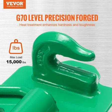 3/8 "Traktor Bucket Hooks Grad 70 Forged Steel 2 Pack Grab