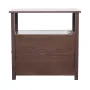 Farmhouse End Table, Narrow Night Stand with USB Ports and Outlets, 4 Tiers End Table Side Table with Storage Cabinet and 2 Draw