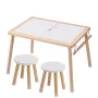 Kids Sensory Table & Stol Sæt Sand Water Play Table med 2