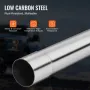 Exhaust Kit, 8 Pieces, DIY Universal Galvanized Steel Exhaust Kit with Slip-Fit Joint & Large Exhaust Tube, Rust-Proof Exhaust P