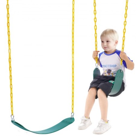2-Pack Swing Seats Swings Replacement for Outdoor Swing Set 66 Inch Chain