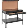 Workbench A3 Steel Work Bench For Garage max. 1500W Heavy Duty Workbench 220lbs Weight Capacity 0.47" Bench top Thickness Hardwo