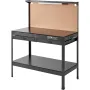 Workbench A3 Steel Work Bench For Garage max. 1500W Heavy Duty Workbench 220lbs Weight Capacity 0.47" Bench top Thickness Hardwo