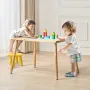 Sensory Table for Toddlers, Kids Activity Table with Double-Sided Tabletop & Non-Slip Feet, Indoor/Outdoor Play Activity Table, 