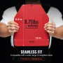 Vægtvestplader til styrketræning, der kører træning 2x8,75 lb