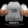Curved Weight Vest Plates, 14.5 LB Pairs, Premium Steel Weighted plates, Contoured Ergonomic Fit – WODs, Additional Weight for W