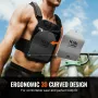 Curved Weight Vest Plates, 14.5 LB Pairs, Premium Steel Weighted plates, Contoured Ergonomic Fit – WODs, Additional Weight for W