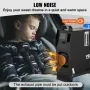 5-8KW Diesel Air Heater, Diesel Parking Heater, All in One 12V Truck Heater, One Outlet Hole, with Black LCD Switch, Fast Heatin