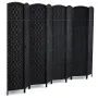 8 Panel Room Divider Håndvævet sammenklappelig privatlivsskærm