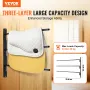Vægmonteret sadelstativ Tre niveauer Swing Out Saddle Pad Holder