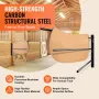 Vægmonteret sadelstativ Tre niveauer Swing Out Saddle Pad Holder