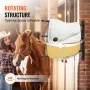 Wall Mounted Saddle Rack, 30.9 x 29.9 x 5.5 in, 2 Packs Swing Out Saddle Holder, Three Tiers Horse Saddle Stand, Space Saving Ho