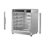 Hot Box Food Warmer, 5-Tier Concession Warmer with Water Tray, 5 Pans, Glass Double-door and Adjustable Shelves, Stainless Steel