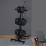 Weight Plate Rack, Vertical Weight Plate Tree for 2-Inch Weight Plates, Standard Weight Plate Tree with Wheels, 1000 lbs Load Ca