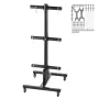 Weight Plate Rack, Vertical Weight Plate Tree for 2-Inch Weight Plates, Standard Weight Plate Tree with Wheels, 1000 lbs Load Ca