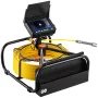 Sewer Camera, 164 ft/50 m, 4.3-inch Drain Inspection Camera with Lights- 6 Adjustable LED, 16GB Card, 3X Zoom & 8500mAh High-Cap